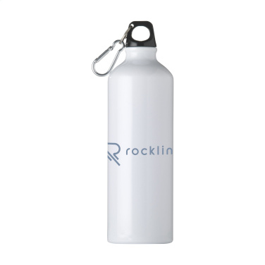 Logo trade promotional giveaways image of: AluMaxi GRS Recycled 750 ml water bottle