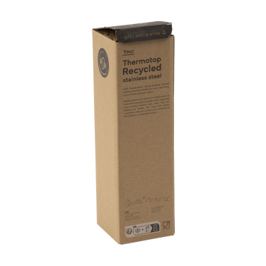 Logo trade business gift photo of: Thermotop Midi RCS Recycled Steel 500 ml thermo bottle