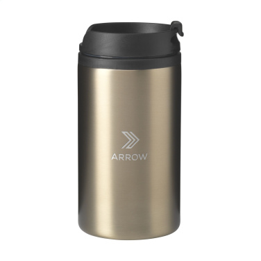 Logo trade promotional merchandise photo of: Thermo Can RCS Recycled Steel 300 ml thermo cup