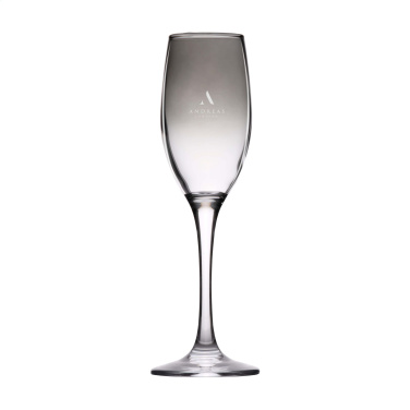 Logotrade promotional giveaway image of: Smokey Champagne glass 180 ml