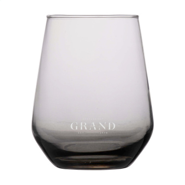 Logotrade promotional item picture of: Smokey Water Glass 450 ml