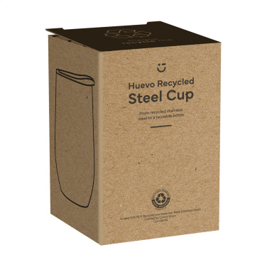 Logotrade promotional product picture of: Huevo RCS Recycled Steel Cup 350 ml thermo cup