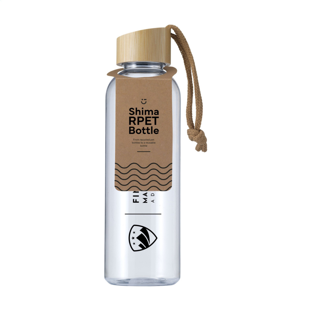 Logo trade promotional giveaways image of: Shima GRS RPET Bottle 680 ml water bottle