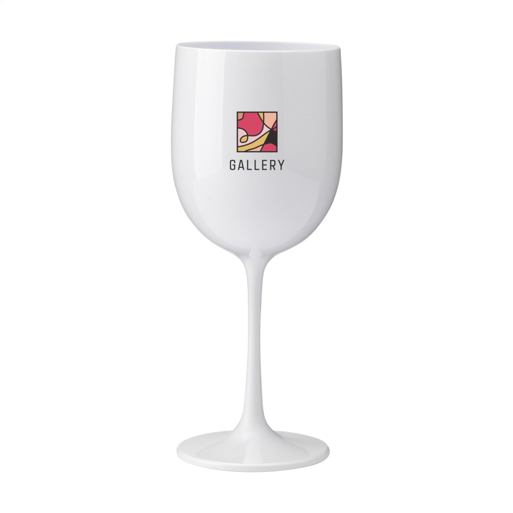 Logo trade promotional product photo of: Lunaire Reusable Wine Glass 480 ml