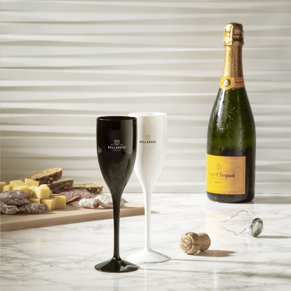 Logotrade promotional giveaway picture of: Lunaire Reusable Champagne Glass 150 ml