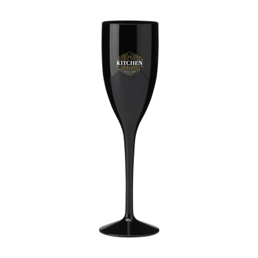 Logo trade promotional merchandise picture of: Lunaire Reusable Champagne Glass 150 ml