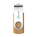 USB Twist Bamboo from stock 16 GB, bamboo