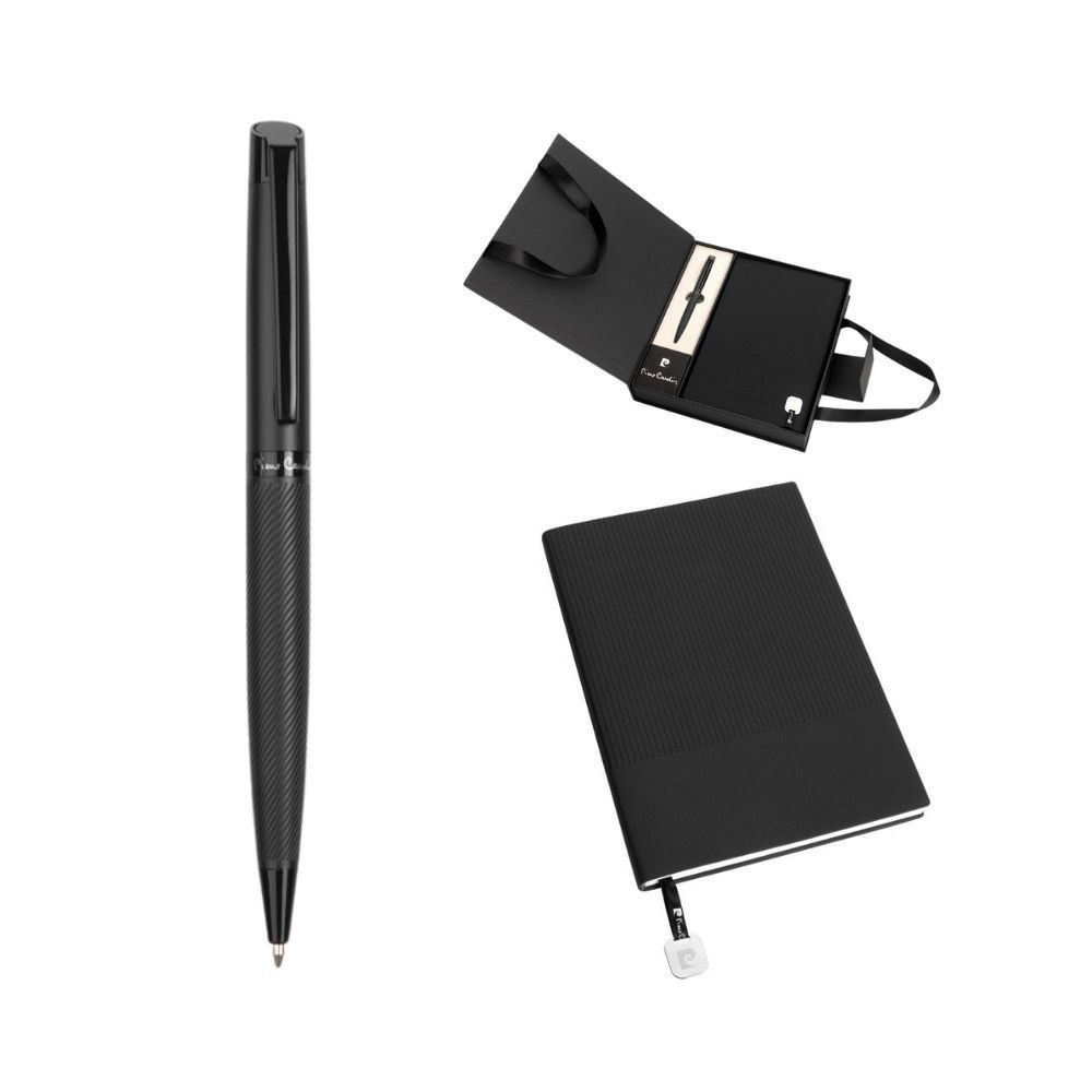 Logo trade business gift photo of: Set of notebook and pen CHANTAL Pierre Cardin