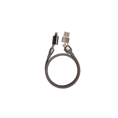 Logotrade advertising products photo of: Charging cable with data transfer DONNES Pierre Cardin