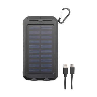 Logotrade promotional item image of: Trail RCS Solar Charger Compass 8000