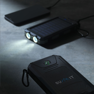 Logotrade promotional item image of: Trail RCS Solar Charger Compass 8000