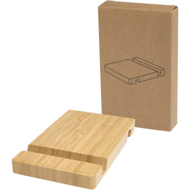 Logotrade promotional gift image of: Bubup bamboo 2-angled tablet and phone stand