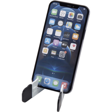 Logotrade promotional merchandise image of: Buna recycled plastic foldable tablet and phone stand