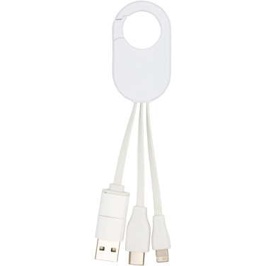 Logotrade corporate gift image of: Troop 4-in-1 recycled plastic charging cable