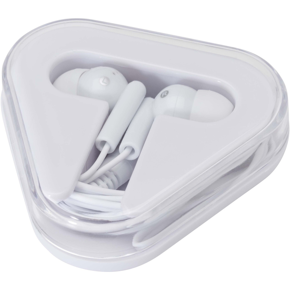 Logotrade promotional item image of: Rebel earbuds with recycled plastic storage box