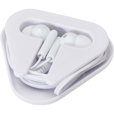 Logo trade promotional gifts image of: Rebel earbuds with recycled plastic storage box