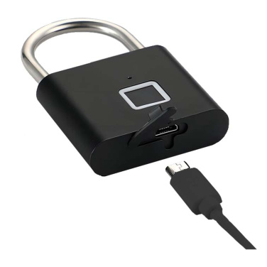 Logo trade promotional items image of: SCX.design T11 smart fingerprint padlock