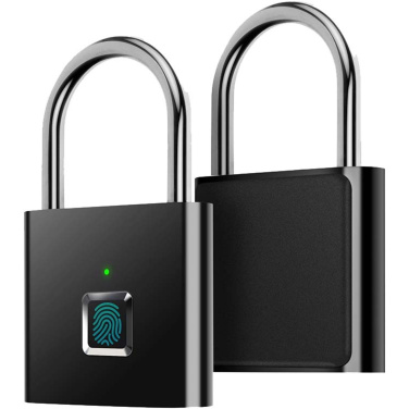 Logo trade corporate gifts image of: SCX.design T11 smart fingerprint padlock