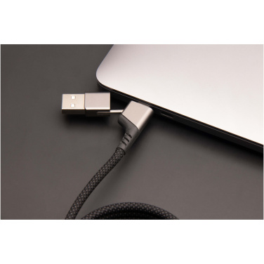 Logo trade corporate gifts picture of: SCX.design C52 100W 4-in-1 rPET magnetic ultra fast charging cable 