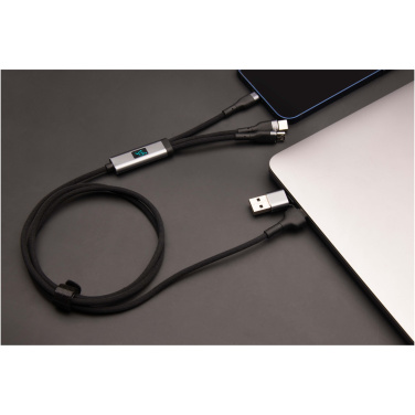 Logotrade promotional merchandise photo of: SCX.design C53 100W 5-in-1 rPET ultra fast charging cable