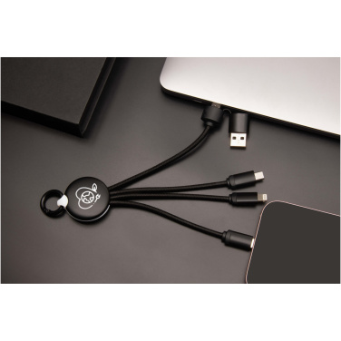 Logo trade promotional merchandise picture of: SCX.design C14 15W 5-in-1 charging cable