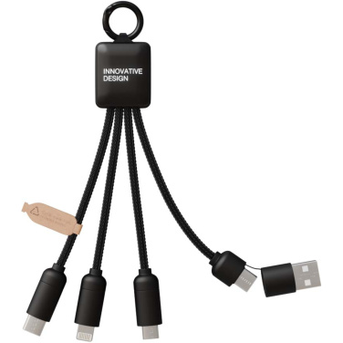 Logo trade promotional gifts image of: SCX.design C13 15W 5-in-1 charging cable