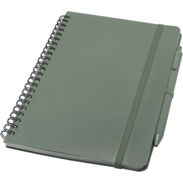 Logotrade promotional giveaways photo of: Thalaasa A5 ocean-bound hard cover notebook with ballpoint pen (black ink)