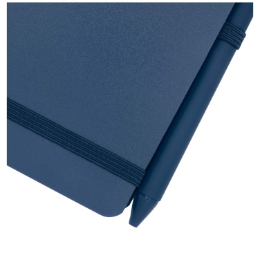 Logotrade advertising product picture of: Thalaasa A6 hard cover ocean-bound notebook with ballpoint pen (black ink)