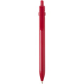 Fidget recycled plastic ballpoint pen (black ink), Red