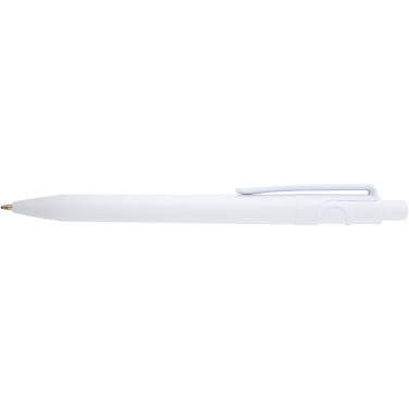 Logotrade promotional giveaway image of: Unica recycled plastic ballpoint pen (blue ink)