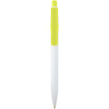 Unica recycled plastic ballpoint pen (blue ink), Lime green