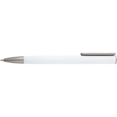 Logo trade promotional items picture of: Ziggur aluminium ballpoint pen (blue ink)