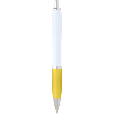 Logotrade promotional giveaway image of: Nash recycled plastic ballpoint pen (black ink)