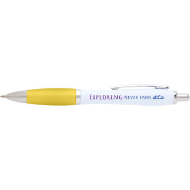 Logotrade promotional merchandise image of: Nash recycled plastic ballpoint pen (black ink)