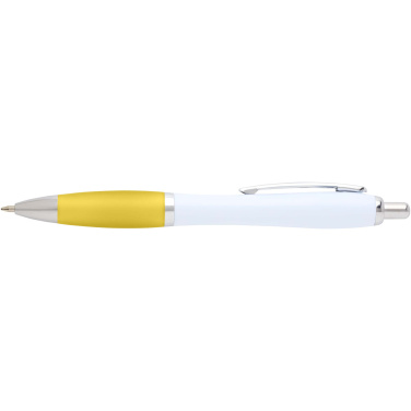 Logo trade promotional gifts image of: Nash recycled plastic ballpoint pen (blue ink)