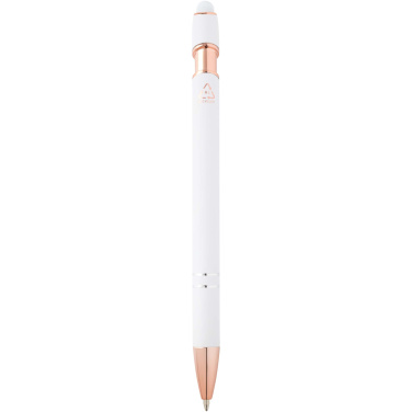 Logotrade corporate gift image of: Nanna ballpoint pen with rose gold finish (blue ink)