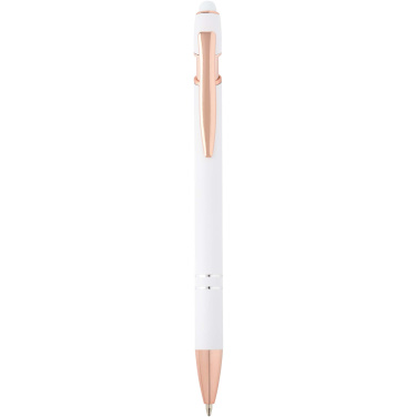 Logo trade advertising products picture of: Nanna ballpoint pen with rose gold finish (blue ink)