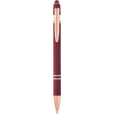 Logotrade promotional merchandise photo of: Nanna ballpoint pen with rose gold finish (blue ink)