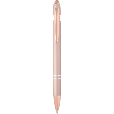 Logo trade promotional item photo of: Nanna ballpoint pen with rose gold finish (blue ink)