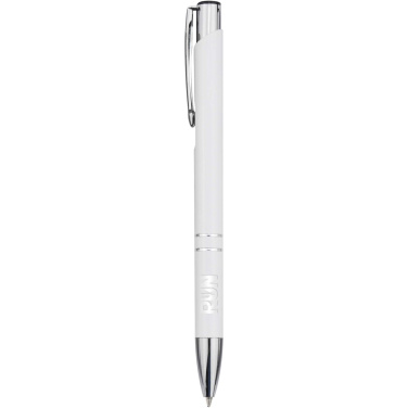 Logo trade promotional gift photo of: Moneta recycled aluminium ballpoint pen (blue ink)