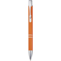 Moneta recycled aluminium ballpoint pen (blue ink), Orange