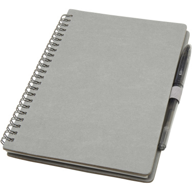 Logotrade advertising products photo of: Slate reusable soft cover notebook and pen set (black ink)