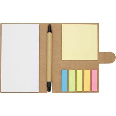 Logotrade promotional product image of: Swift sticky notes booklet with ballpoint pen (black ink)