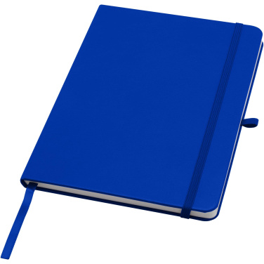 Logo trade advertising products image of: Teak A5 recycled hard cover notebook with lined pages