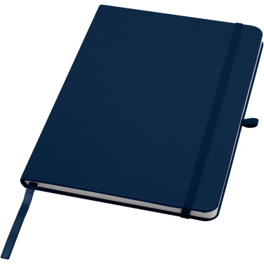 Logotrade promotional product picture of: Teak A5 recycled hard cover notebook with lined pages