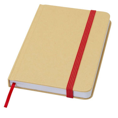 Logotrade promotional gift image of: Reed A6 recycled hard cover notebook with plain pages