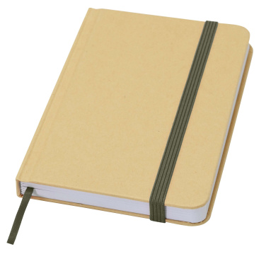 Logotrade promotional item image of: Reed A6 recycled hard cover notebook with plain pages