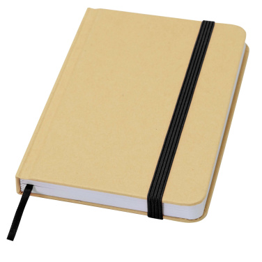 Logotrade promotional merchandise picture of: Reed A6 recycled hard cover notebook with plain pages