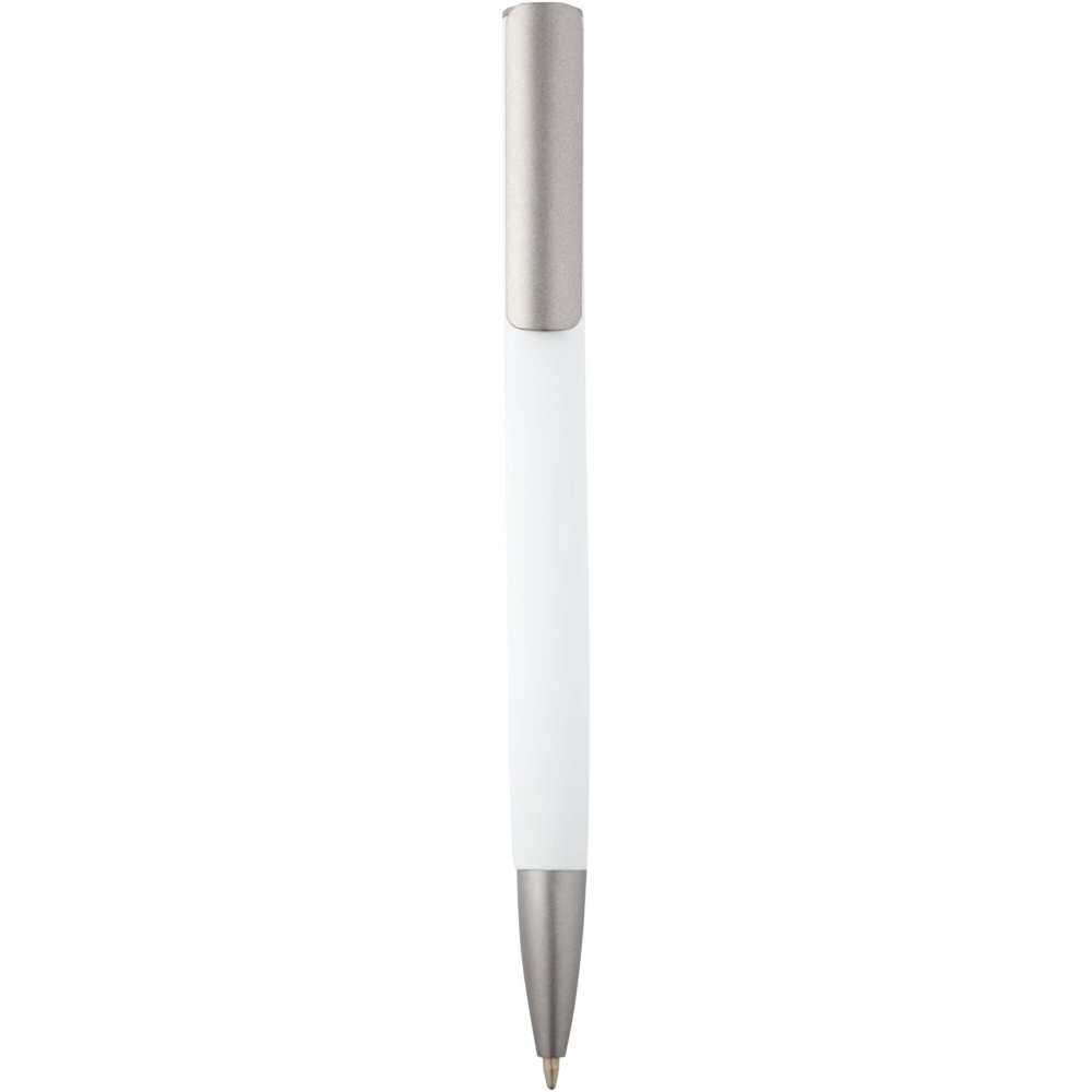 Logo trade promotional gifts image of: Ziguur recycled aluminium ballpoint pen (black ink)