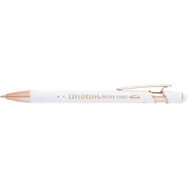 Logo trade promotional products image of: Nanna ballpoint pen with rose gold finish (black ink)